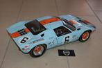 1:8 FORD GT40 #6 GULF Altaya built kitt ZIE INFO WRH, Hobby en Vrije tijd, Verzenden, Zo goed als nieuw, 1:5 t/m 1:8, Auto