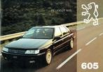 Folder Peugeot 605 (1994), Gelezen, Peugeot, Verzenden