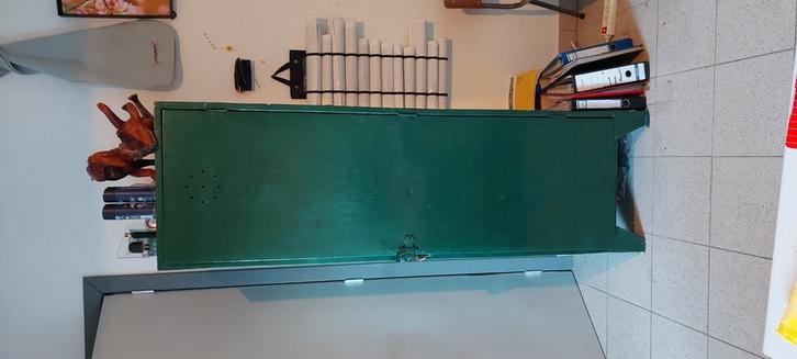 “Industriële metalen lockerkast / legerkast / werkplaatskast, Huis en Inrichting, Kasten | Lockerkasten, Gebruikt, Ophalen