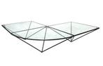Paolo Piva Style “ALANDA” Salontafel Coffee Table Design, Ophalen, Gebruikt, Vintage, 50 tot 100 cm