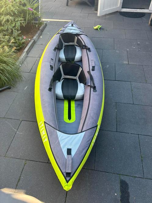 Itiwit 2 opblaasbare kano – nauwelijks gebruikt, goede staat, Watersport en Boten, Kano's, Zo goed als nieuw, Overige typen, Twee personen