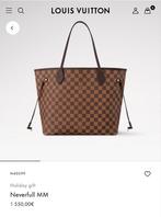 Originele Louis Vuitton Neverfull MM, Ophalen, Zo goed als nieuw, Bruin, Shopper