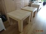 Bijzettafels, Huis en Inrichting, Tafels | Bijzettafels, Minder dan 55 cm, Gebruikt, Zie foto's, Vierkant
