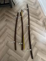 Houten gebogen trapleuningen (uit jaren 30 woning), Ophalen, Gebruikt