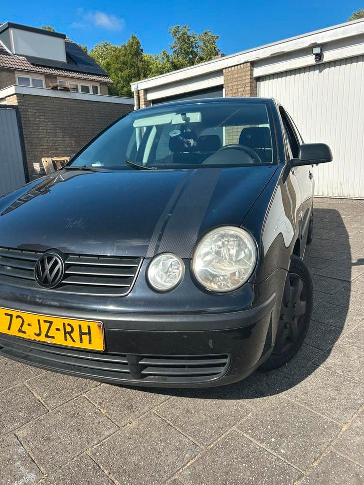 NIEUWE APK !!! Volkswagen Polo 1.2 47KW 2002 Zwart, Auto's, Volkswagen, Particulier, Polo, Benzine, B, Hatchback, Handgeschakeld