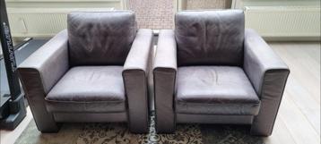 Leren fauteuils beschikbaar voor biedingen