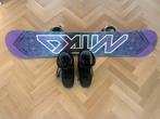 Nitro snowboard 157 cm + bindingen en burton schoenen mt 43, Ophalen, Zo goed als nieuw, Board