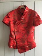Rode kimono voor carnaval of verkleden, maat 158, Ophalen, Zo goed als nieuw, 158 t/m 164, Meisje