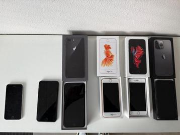 Meerdere iPhones te koop beschikbaar voor biedingen