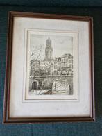 Oude Gracht Utrecht - A. Wiebinga, Antiek en Kunst, Ophalen of Verzenden