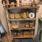 Brocante shabby rek schap kast boekenrek, Huis en Inrichting, Kasten | Wandmeubels, Ophalen of Verzenden, Zo goed als nieuw