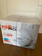 Wandcloset hang toilet wc pot softclose mat wit 49cm, Doe-het-zelf en Verbouw, Sanitair, Ophalen, Nieuw, Toilet