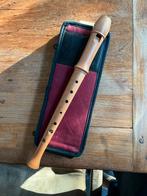 Blokfluit merk Aura, Ophalen of Verzenden, Zo goed als nieuw, Sopraan of Sopranino, Met koffer, hoes of etui