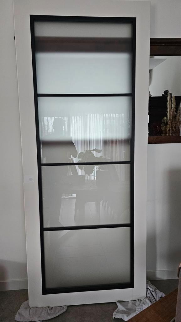 Mooie nieuwe deur Jan des Bouvrie, Doe-het-zelf en Verbouw, Deuren en Horren, Nieuw, Binnendeur, 215 cm of meer, Glas, Ophalen