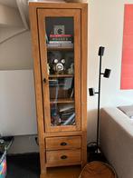 houten vitrinekast 60x200x45, Huis en Inrichting, Kasten | Vitrinekasten, Ophalen, Met plank(en), Boho, 50 tot 100 cm