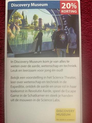 Discovery Museum Kerkrade Voordeelbon beschikbaar voor biedingen
