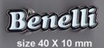 BENELLI pin speld logo 750 900 sei 500 254 504 654 Wit, Nieuw