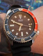Seiko Diver 7002-700A Pepsi uit Juli 1991, Ophalen of Verzenden, Waterdicht, Zwart, IOS