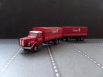 383 2x brekina scania torpedo deinhard 1:87 truck trein oldi, Ophalen of Verzenden, Zo goed als nieuw, Bus of Vrachtwagen, Brekina