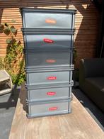 7 Curver opbergbakken - 20 liter, Gebruikt, 40 tot 60 cm, Minder dan 50 cm, Ophalen of Verzenden