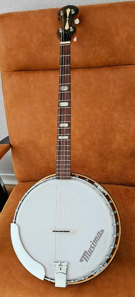 Vintage Musima tenorbanjo 4-snarig C-G-D-A, Muziek en Instrumenten, Snaarinstrumenten | Banjo's, Gebruikt, Tenorbanjo, Ophalen
