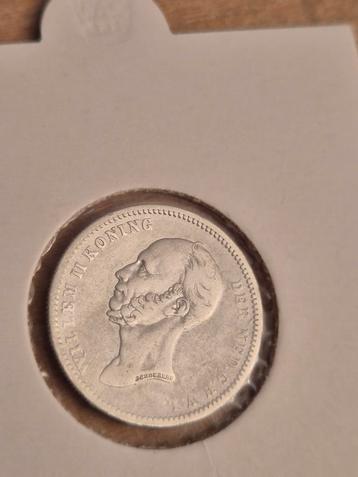 Willem II 25 cent 1849 - Bijzonder Mooi! beschikbaar voor biedingen