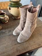 Enkellaarsjes, Kleding | Dames, Ophalen of Verzenden, Zo goed als nieuw, Beige