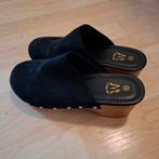 Zwarte Clogs / Muiltjes - Maat 38, Zwart, Zo goed als nieuw, Sandalen of Muiltjes, CINK-ME