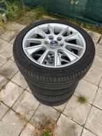 Saab ALU39 Velgen met Michelin Zomerbanden, Auto-onderdelen, Ophalen, Gebruikt, Banden en Velgen, 17 inch