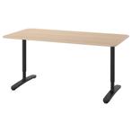IKEA Bekant Bureau 140x60 - Perfect voor thuiswerk!, Huis en Inrichting, Ophalen, In hoogte verstelbaar, Gebruikt, Bureau