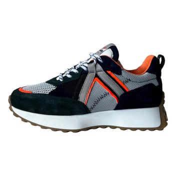 GIGA maat 37 vetersneaker navy/wit/groen - gratis verzenden beschikbaar voor biedingen