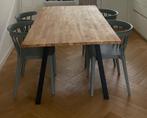 Eettafel hout 180 cm x 90 cm, Huis en Inrichting, Tafels | Eettafels, Ophalen, Gebruikt, Eikenhout, 50 tot 100 cm