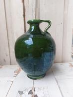 Oude geglazuurde kruik terracotta, Antiek en Kunst, Ophalen of Verzenden