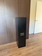 Badkamerkast zwart 130x35x35, Huis en Inrichting, Ophalen, (Half)hoge kast, Minder dan 50 cm, Gebruikt