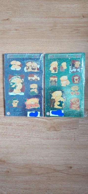 Kerst stickers forever friends beren beschikbaar voor biedingen