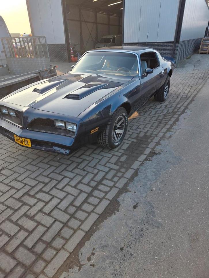 Pontiac 1978 Blauw, Auto's, Pontiac, Particulier, Firebird, Benzine, Coupé, Automaat, Origineel Nederlands, Blauw, Achterwielaandrijving