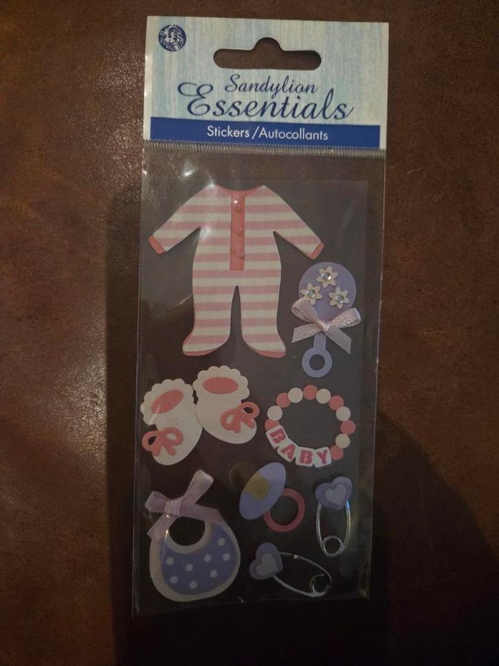 Sandylion Essentials Baby Stickers - Nieuw in Verpakking, Hobby en Vrije tijd, Stickers en Plaatjes, Nieuw, Sticker, Ophalen of Verzenden