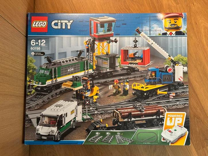 Lego City 60198 Goederentrein - Complete Set!, Kinderen en Baby's, Speelgoed | Duplo en Lego, Zo goed als nieuw, Lego, Complete set
