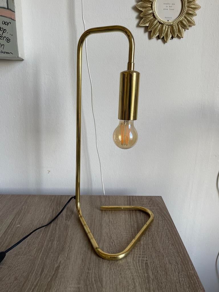 SissyBoy Tafellamp Goud - Beschadigd, Ophalen, Gebruikt, Metaal, Minder dan 100 cm
