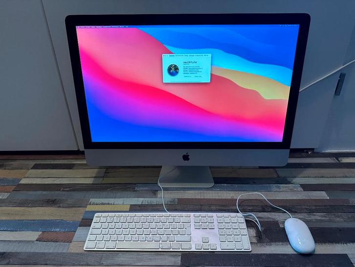 Apple 27" iMac Retina 5K / 3,5 GHz QC i5 / 16GB DDR3 / 2014, Computers en Software, Apple Desktops, Gebruikt, iMac, HDD en SSD