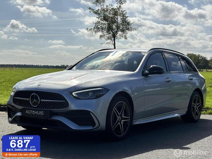 Mercedes C-klasse 300e AMG | Luchtvering | Burmester | BTW |, Auto's, Mercedes-Benz, Bedrijf, Te koop, C-Klasse, ABS, Achteruitrijcamera
