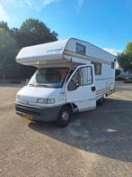 Eura mobil 1998 xxl garage airco nieuwe apk bij aflevering, Caravans en Kamperen, Campers, Ringverwarming, Fiat, Treinzit, Particulier