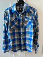 G-Star blouse met rits en drukknopen! Maat S, G-Star Raw, Blauw, Halswijdte 38 (S) of kleiner, Ophalen of Verzenden