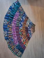 YYDS ZIJDEN PATCHWORK ROK..EEN MAAT., Kleding | Dames, YYDS, Ophalen of Verzenden, Zo goed als nieuw, Onder de knie