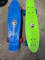 Twee Mini Skateboards - Groen & Blauw (mag ook per stuk), Sport en Fitness, Skateboarden, Ophalen, Gebruikt, Skateboard