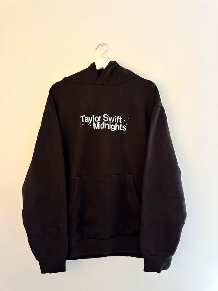 Midnights Hoodie | Taylor Swift Merch | Maat L, Kleding | Dames, Truien en Vesten, Zo goed als nieuw, Maat 42/44 (L), Bruin, Ophalen of Verzenden