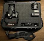 Canon EOS 2000D camera set met extra accessoires, Spiegelreflex, Canon, 24 Megapixel, Zo goed als nieuw