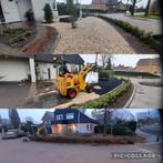 Grondverzet/boomstronk verwijderen/Bestrating//drainage, Garantie, Tuin- of Vijveraanleg