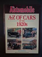 A-Z Auto's Jaren 20 - The Automobile, Algemeen, Zo goed als nieuw, Nick Baldwin, Ophalen of Verzenden