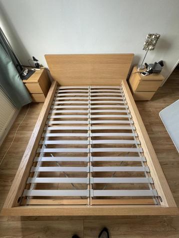 Ikea bed MALM bedonderstel + lattenbodem 140X200 cm - afbeelding 3